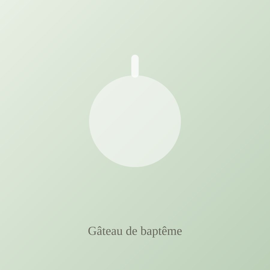 Gâteau de baptême