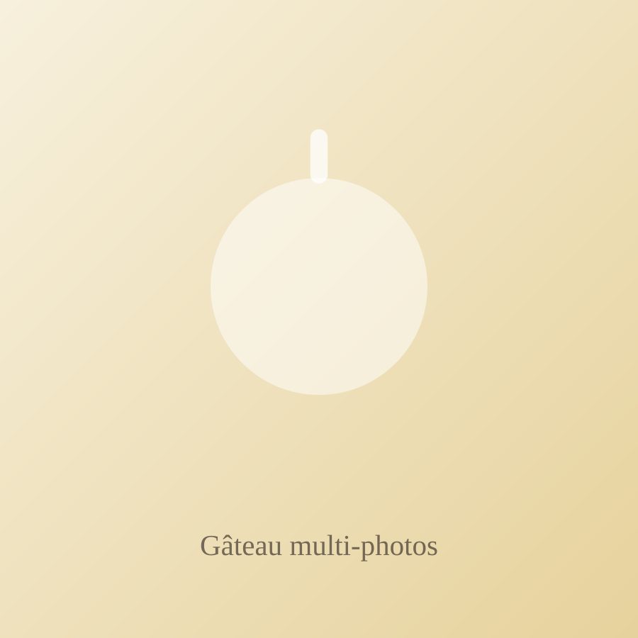 Gâteau multi-photos