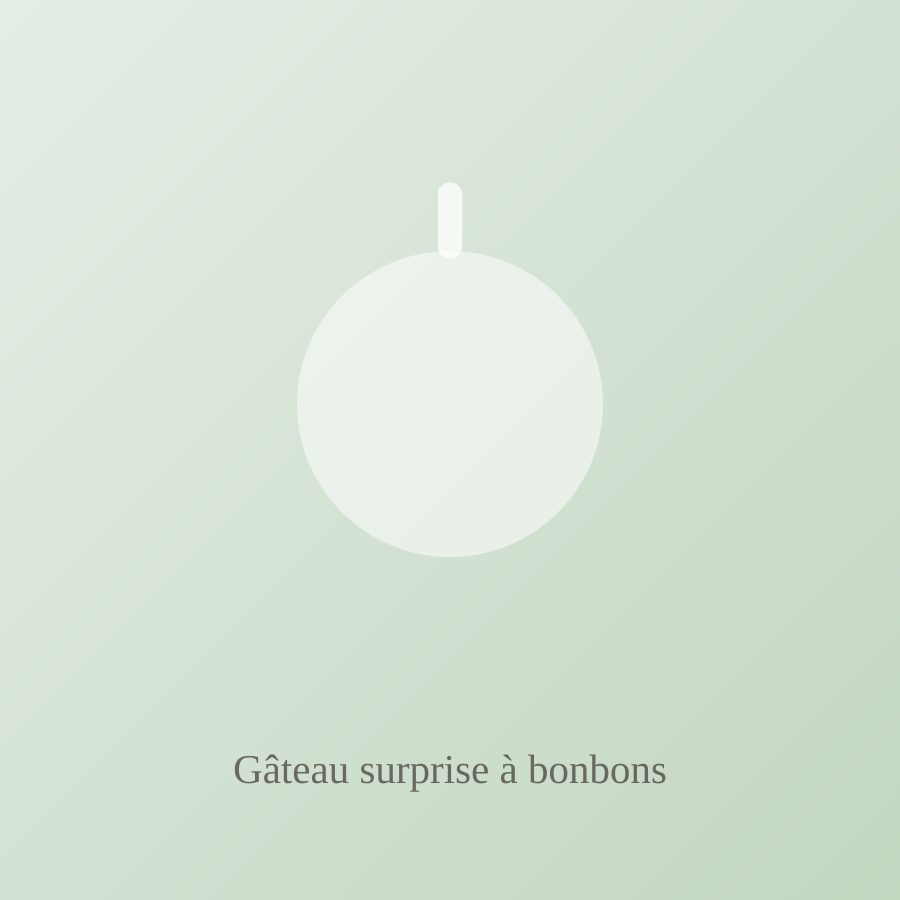 Gâteau surprise à bonbons