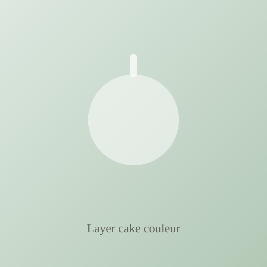 Layer cake couleur