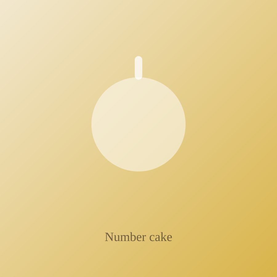 Number cake