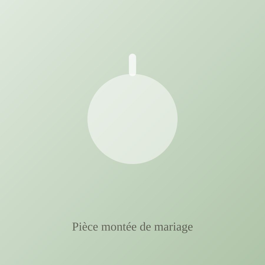Pièce montée de mariage